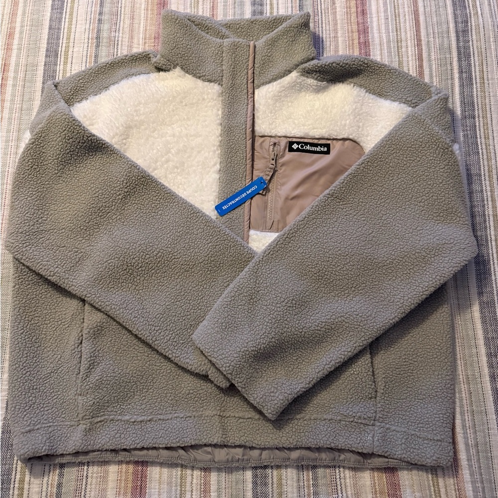 Women's Columbia Jasper Ridge Pebbled Fleece Half Snap Pullover